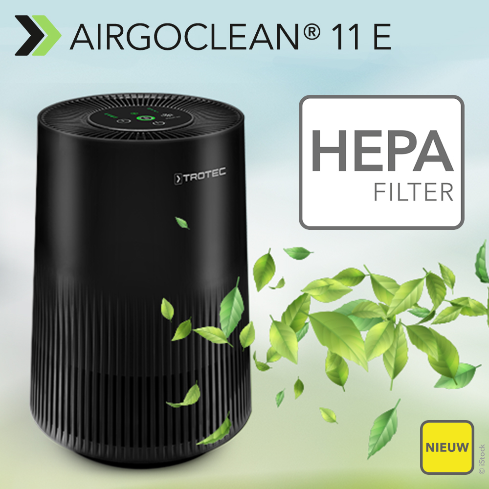 Willen Afwijzen lekkage NIEUW Design-luchtreiniger AirgoClean® 11 E met HEPA-filter – verwijdert  tot 99,97 % van de virussen, bacteriën, fijnstof en allergenen uit de  ruimtelucht