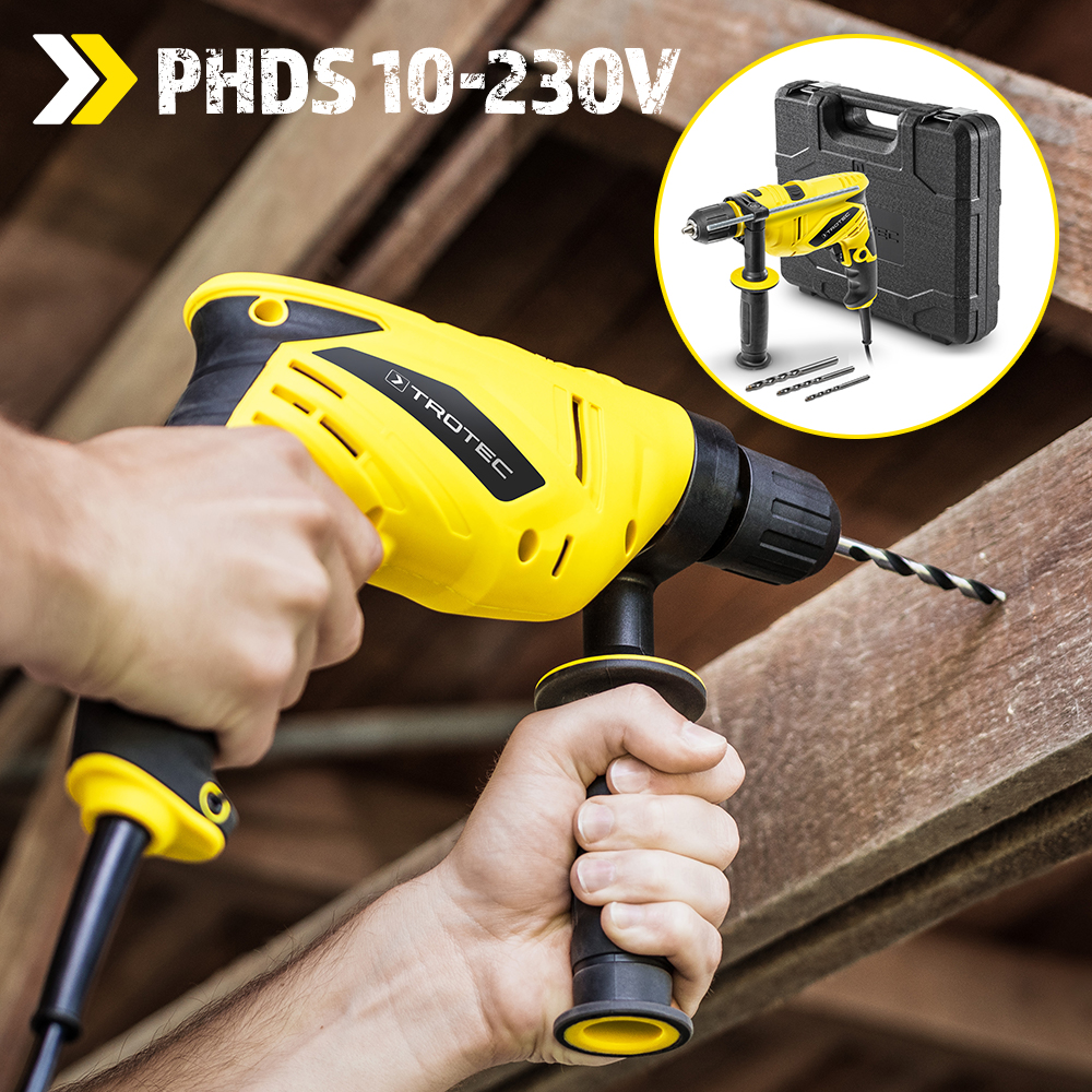 PHDS 10-230V: boren, hameren en schroeven in metselwerk, hout en metaal – eindelijk weer te verkrijgen