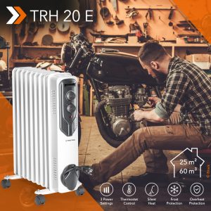 Olieradiator TRH 20 E: onmisbare helper tegen de winterkoude met maximaal verwarmingsvermogen en minimale kosten – weer verkrijgbaar