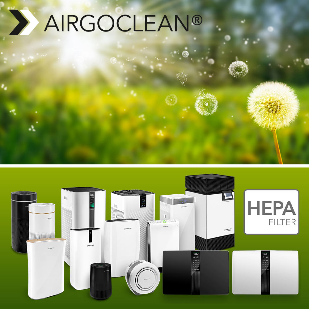 Masz alergie na pyłki? Mamy 9 rad, jak przetrwać bieżący sezon pyłkowy, plus nasza super-rada – oczyszczacze powietrza serii AirgoClean®