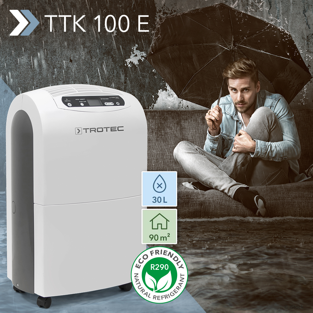 absorption As well Please watch Dezumidificator Komfort TTK 100 E: elimină umiditatea cu 30 de litri zilnic  din încăperi de până la 90 m² – acum din nou pe stoc! – Trotec Blog – Român