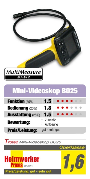 Mini Videoskop BO25 Test